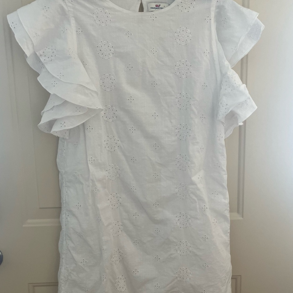 White Eyelet  Dress
